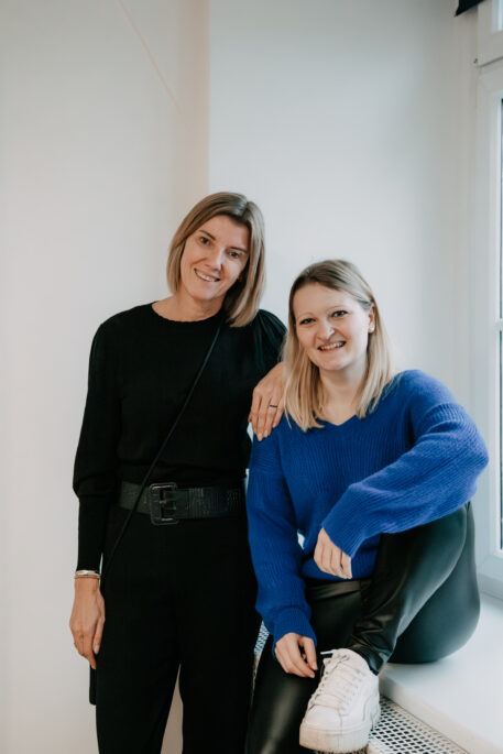 Silvia Lackner (DJW) und Julia Hemmelmayr (AndUp)